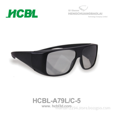 Circular polarized 3d glasses for cinema